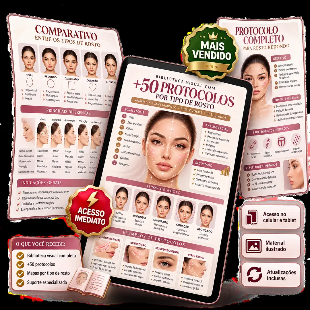 +50 Protocolos de Harmonização Facial